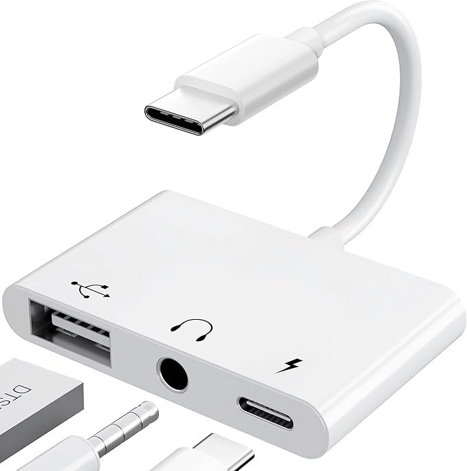 usb c digital audio adattatore 3 in 1